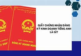 Phòng Đăng Ký Kinh Doanh Tiếng Anh