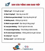 Tiếng Anh Giao Tiếp Cơ Bản Bài 1